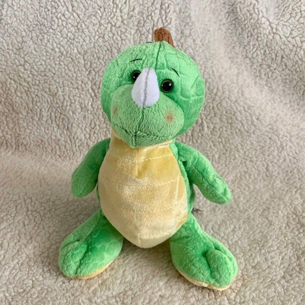 Ganz Webkinz Key Lime Dino no Code Green Dinosaur Plush Stuffed Animal Toy